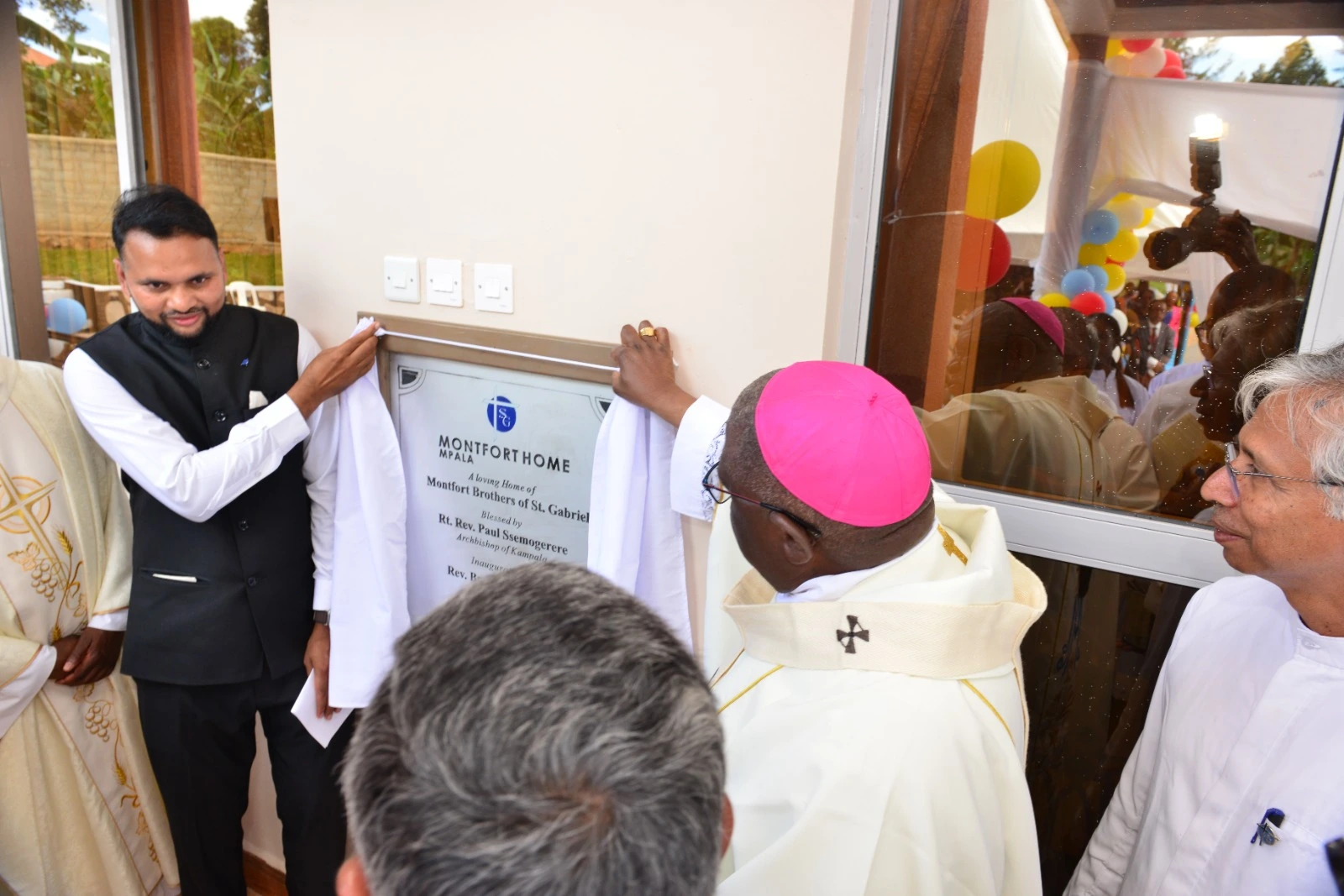St. Montfort Home, Mpala blessed by Most Rev Paul Ssemogerere Archbishop, Kampala Archdiocese and inaugurated by Br. Jaico Gervasis